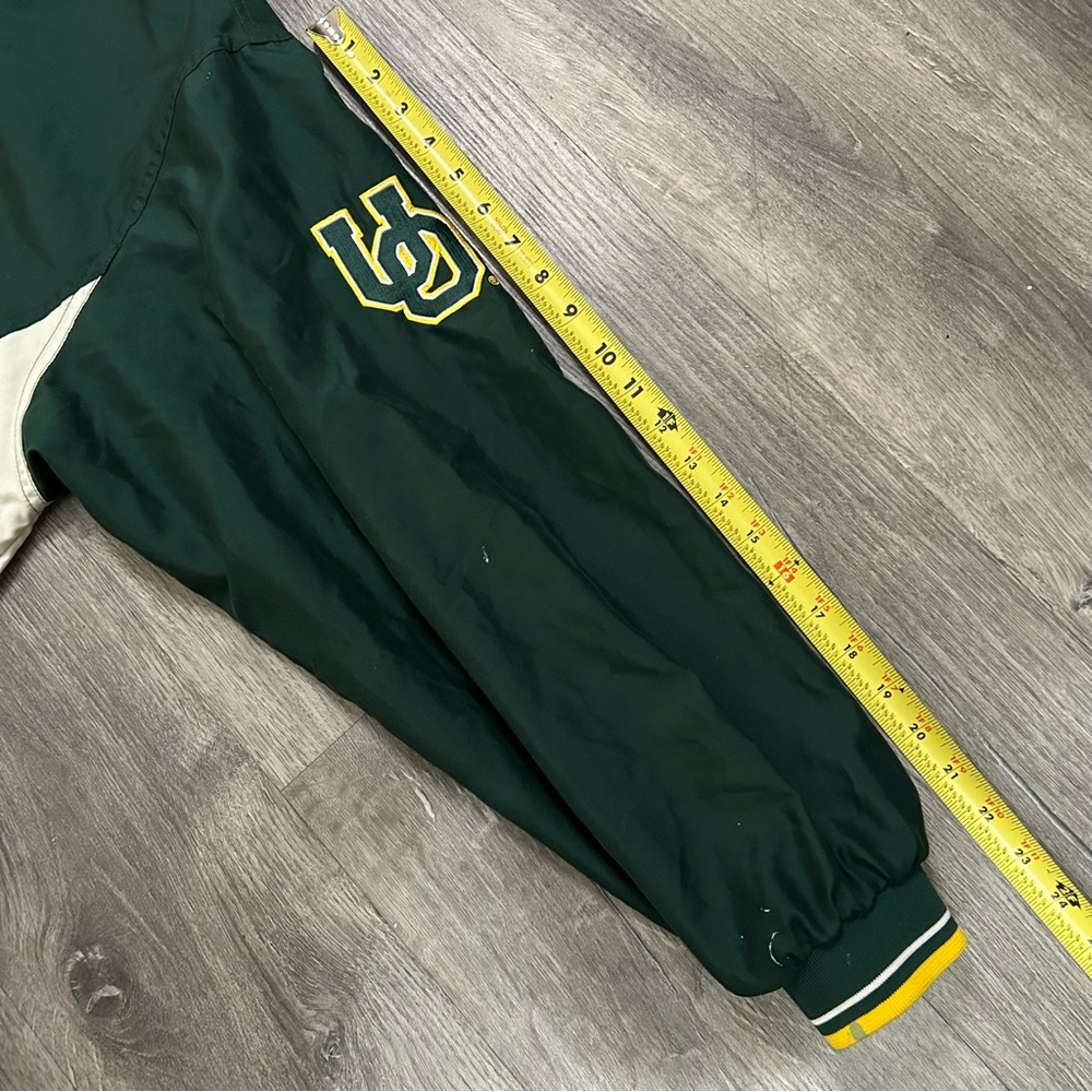 Vintage Oregon Ducks Crable Sportswear Pullover Windbreaker Jacket Men's Size XL - Picture 5 of 10